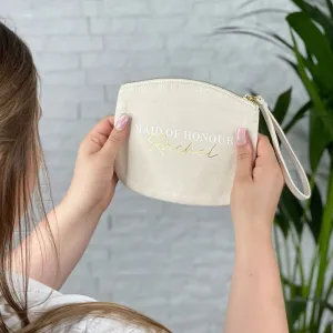 Maid Of Honour Personalised Wedding Make Up Bag