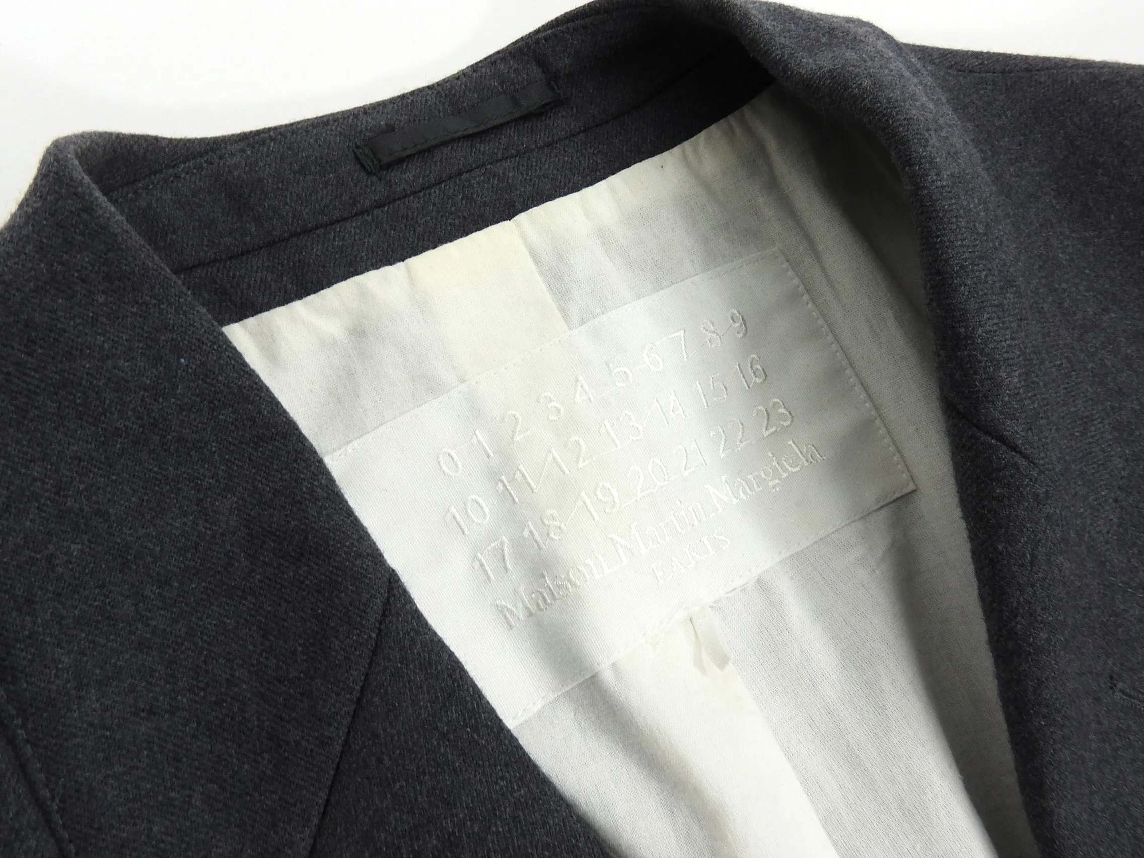 Maison Margiela x H&M Grey Wool Minimal Blazer - 42