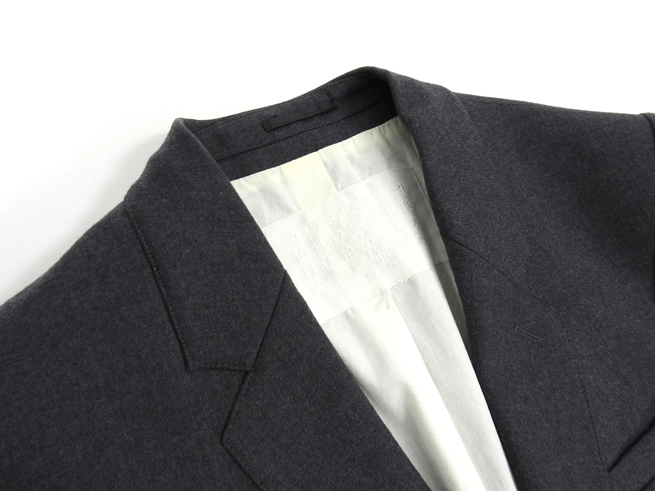 Maison Margiela x H&M Grey Wool Minimal Blazer - 42