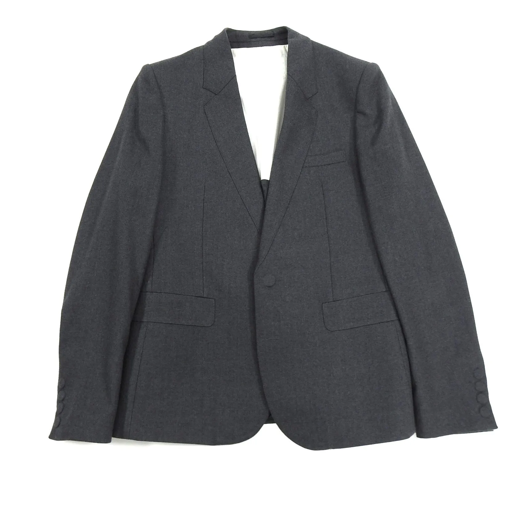 Maison Margiela x H&M Grey Wool Minimal Blazer - 42