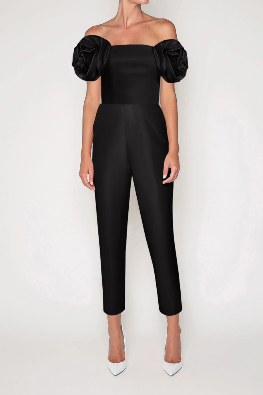 Mallory Silk Faille Jumpsuit