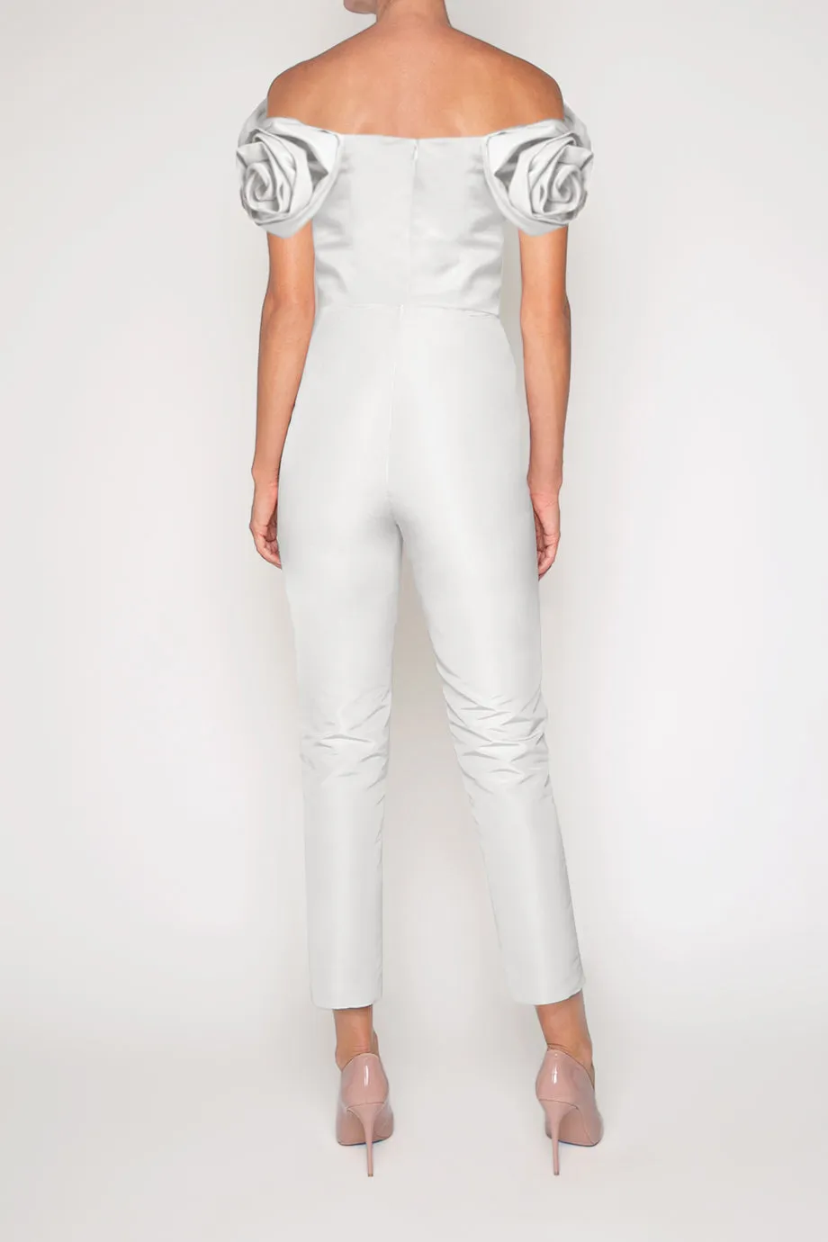 Mallory Silk Faille Jumpsuit