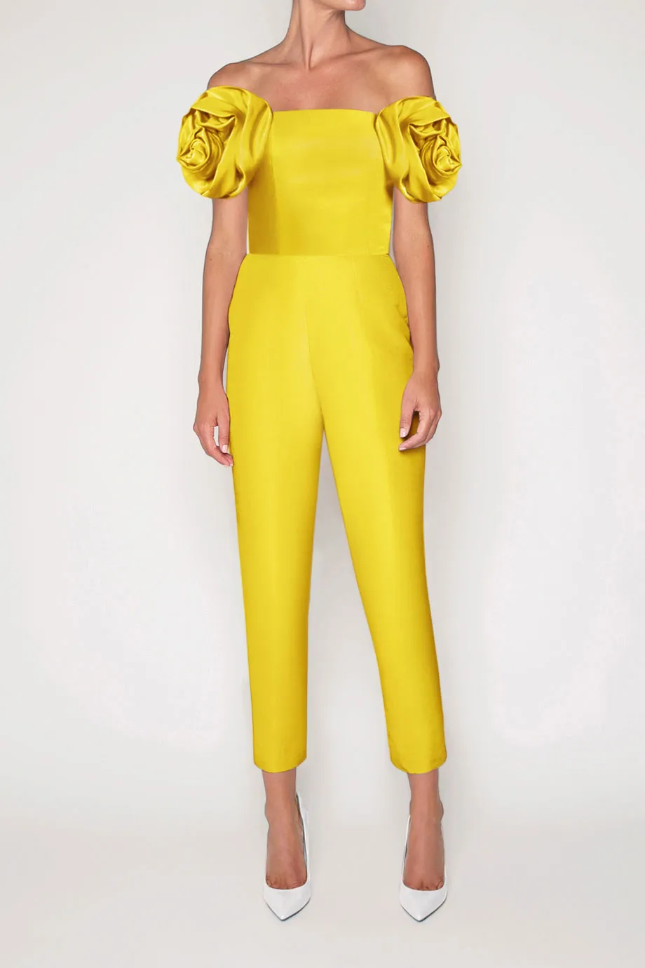 Mallory Silk Faille Jumpsuit