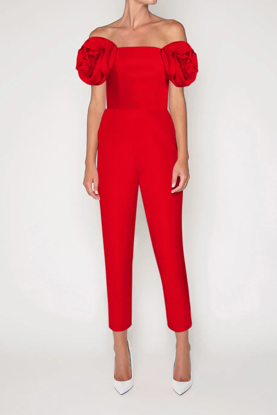 Mallory Silk Faille Jumpsuit