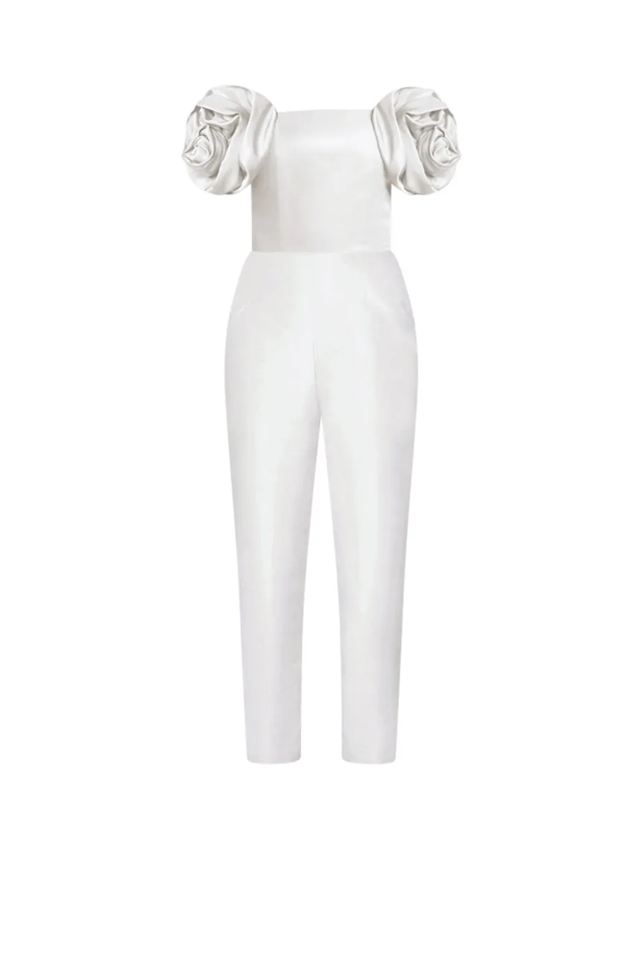 Mallory Silk Faille Jumpsuit