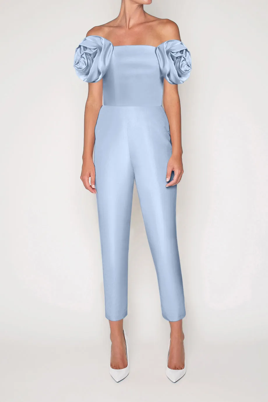 Mallory Silk Faille Jumpsuit