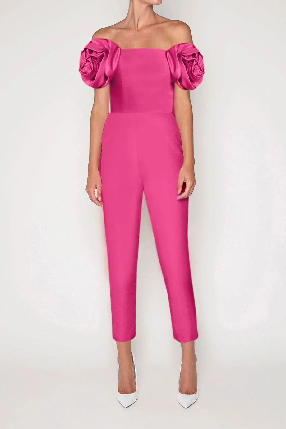 Mallory Silk Faille Jumpsuit
