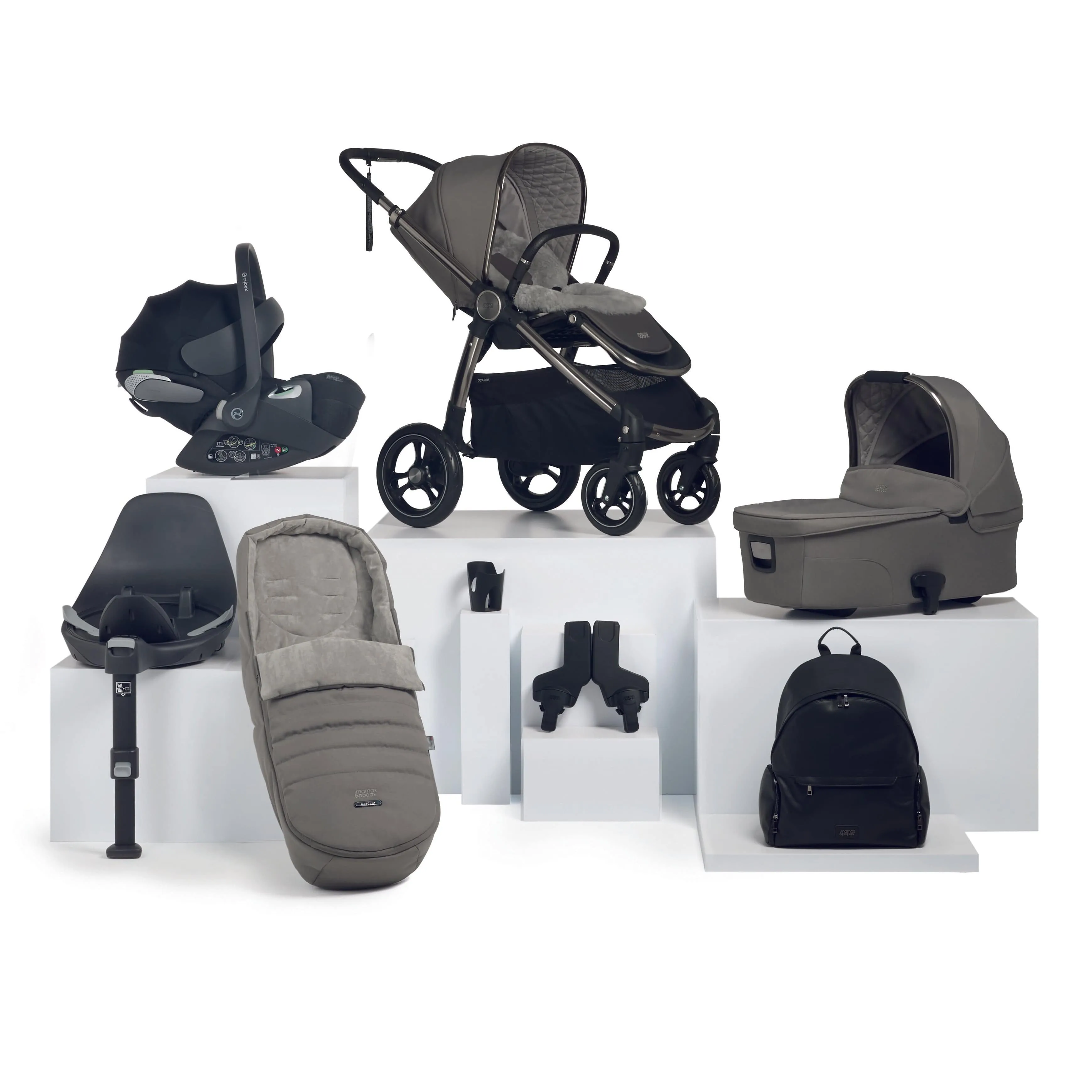 Mamas & Papas Ocarro 9 Piece Cybex Travel System in Mercury