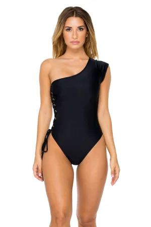 MAMBO - Divina One Piece Bodysuit • Black