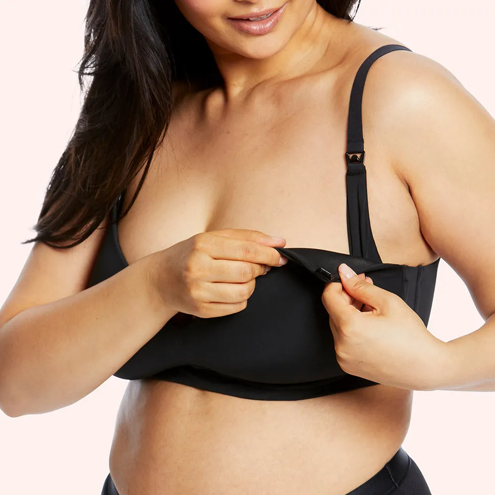 Maternity Removable Pad Bra - Black