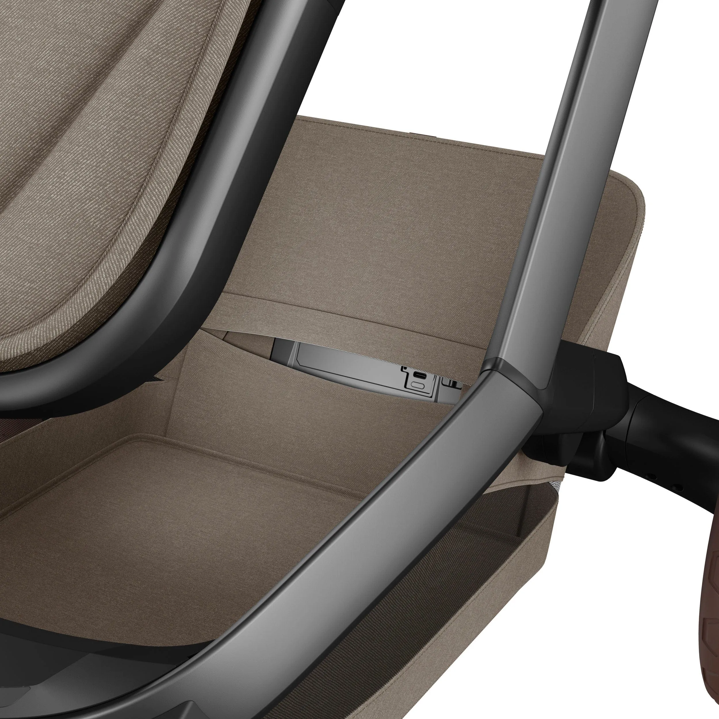 Maxi-Cosi FAME Travel System in Twillic Truffle (Brown Wheels)