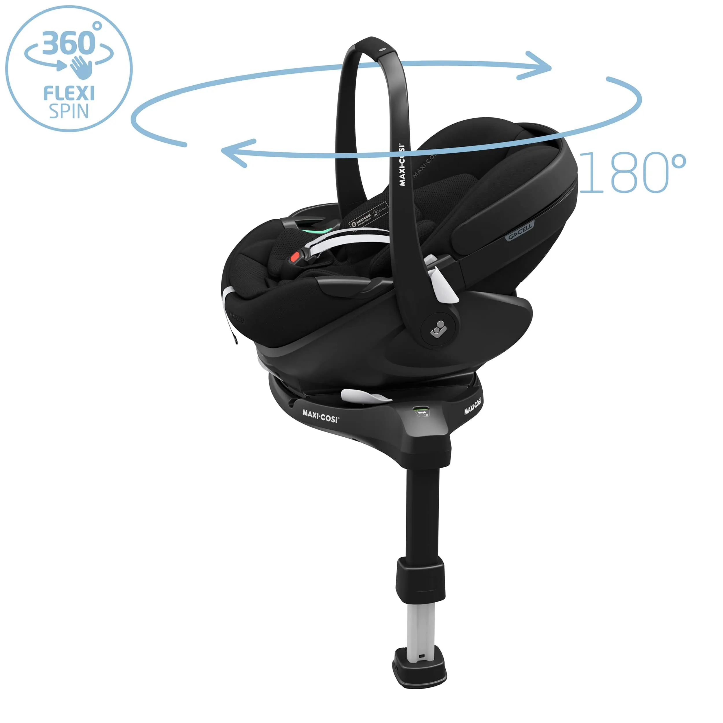 Maxi-Cosi FAME Travel System (Pebble 360 Pro 2 & Base KIT) in Twillic Black