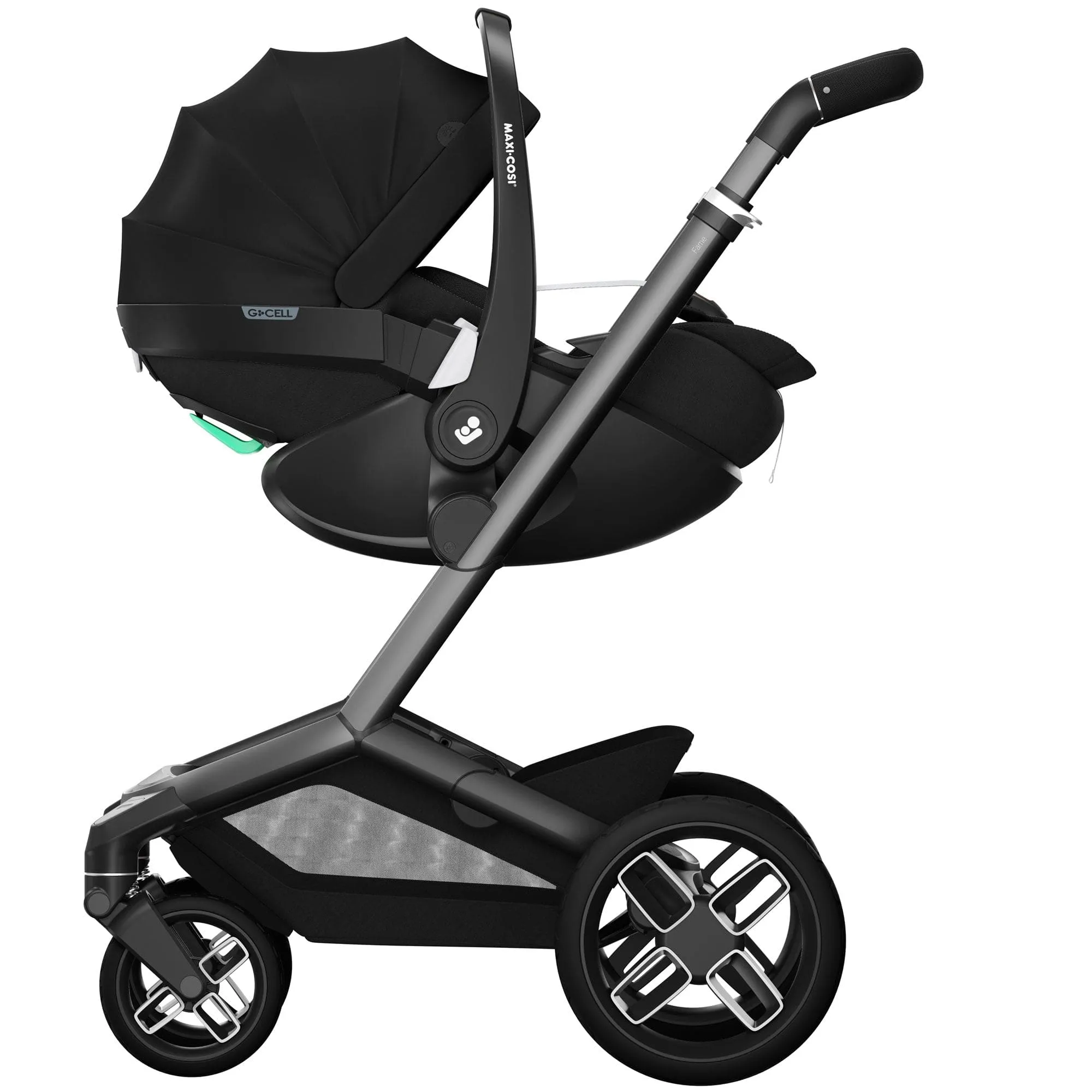 Maxi-Cosi FAME Travel System (Pebble 360 Pro 2 & Base KIT) in Twillic Black