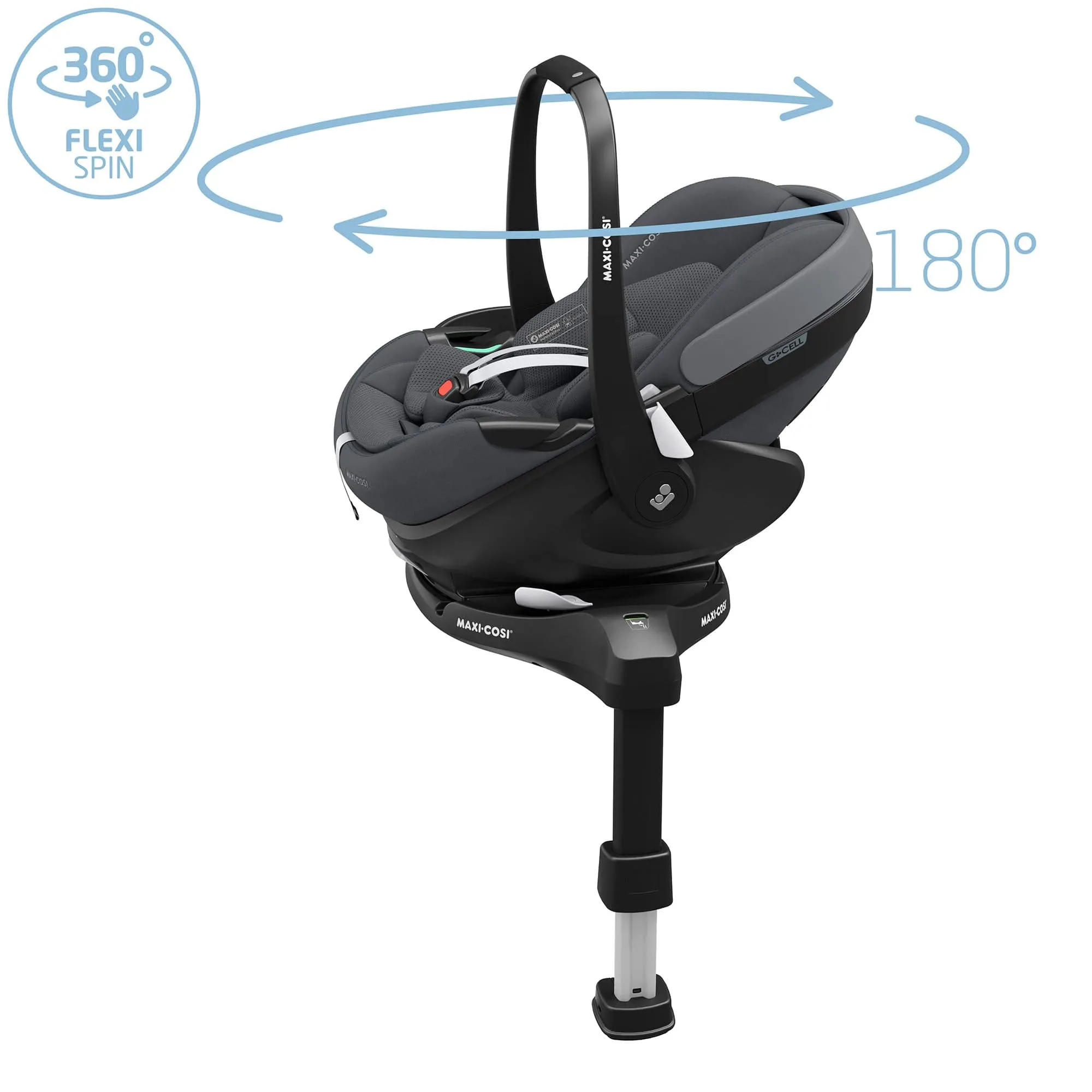 Maxi-Cosi FAME Travel System (Pebble 360 Pro 2 & Base KIT) in Twillic Graphite