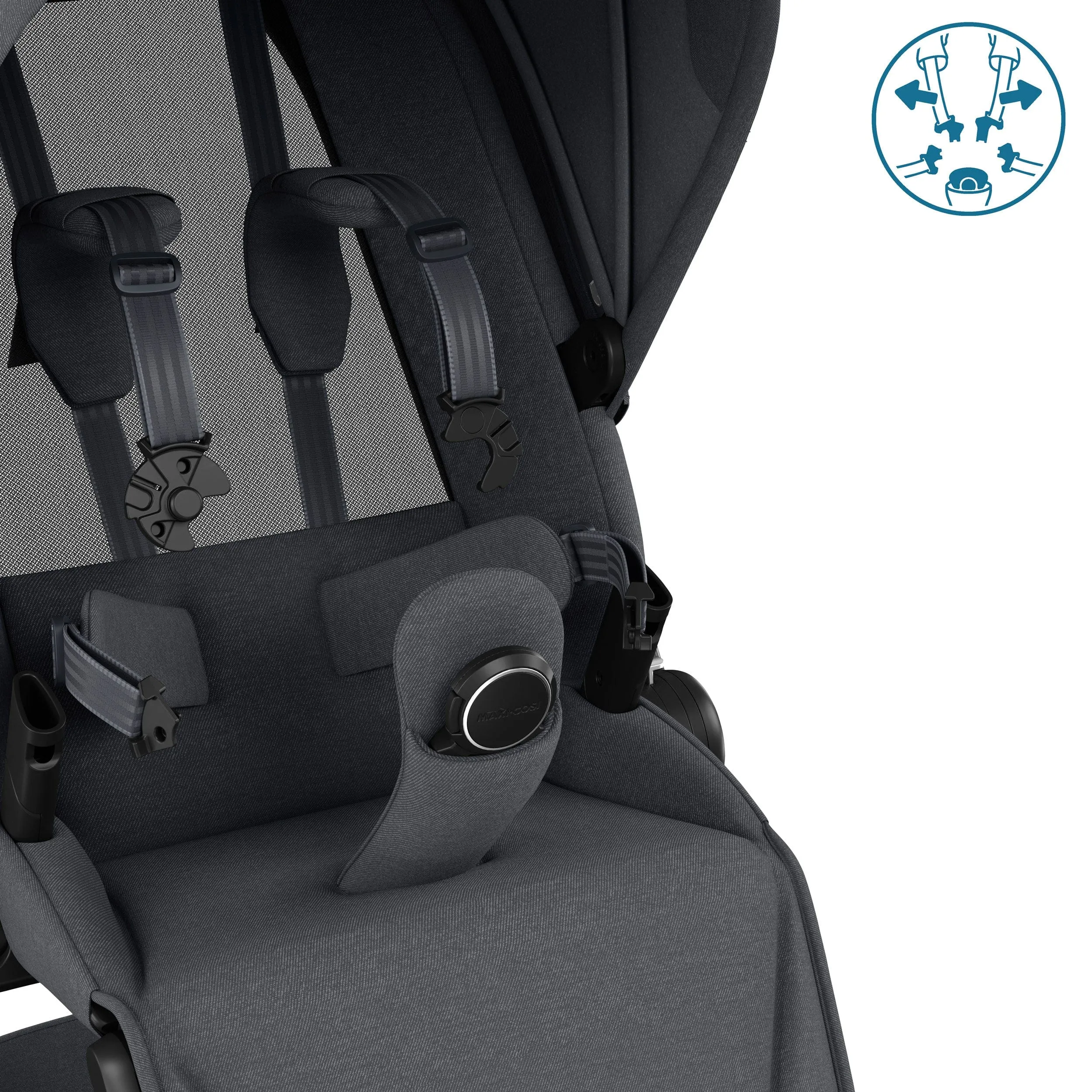 Maxi-Cosi FAME Travel System (Pebble 360 Pro 2 & Base KIT) in Twillic Graphite