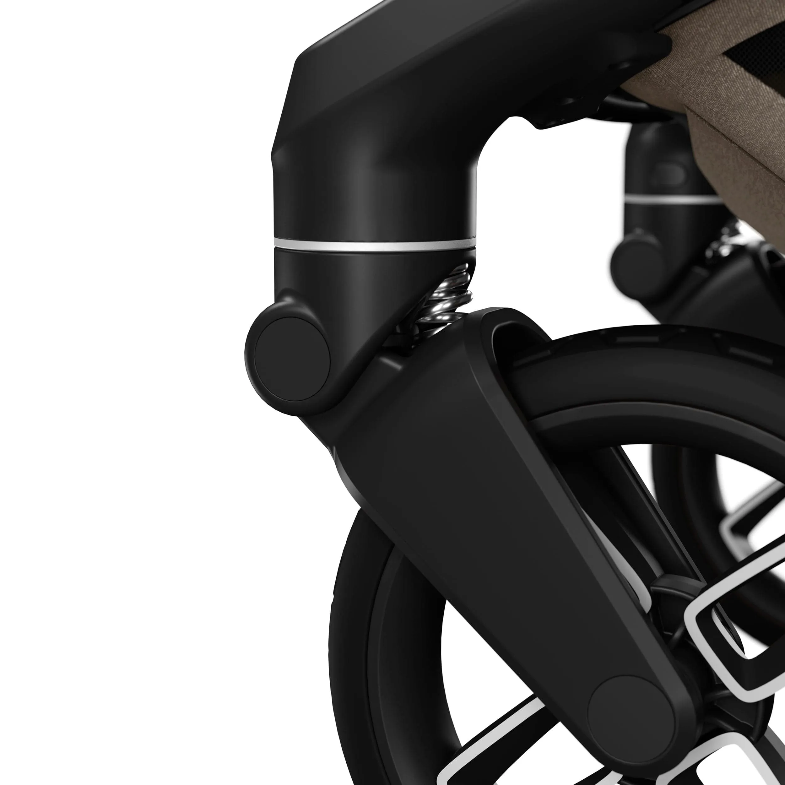 Maxi-Cosi FAME Travel System (Pebble 360 Pro 2 & Base KIT) in Twillic Truffle - Black Wheels