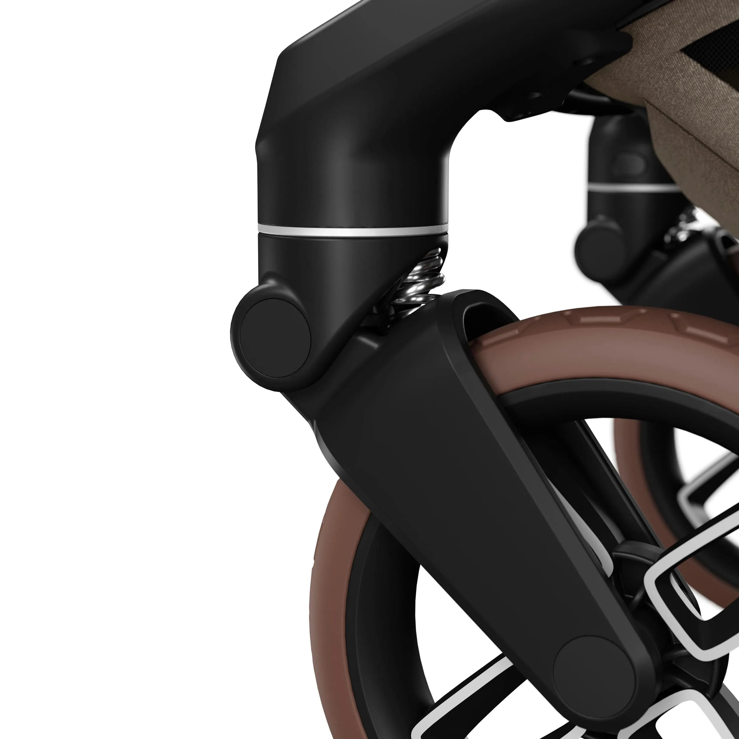 Maxi-Cosi FAME Travel System (Pebble 360 Pro 2 & Base KIT) in Twillic Truffle - Brown Wheels