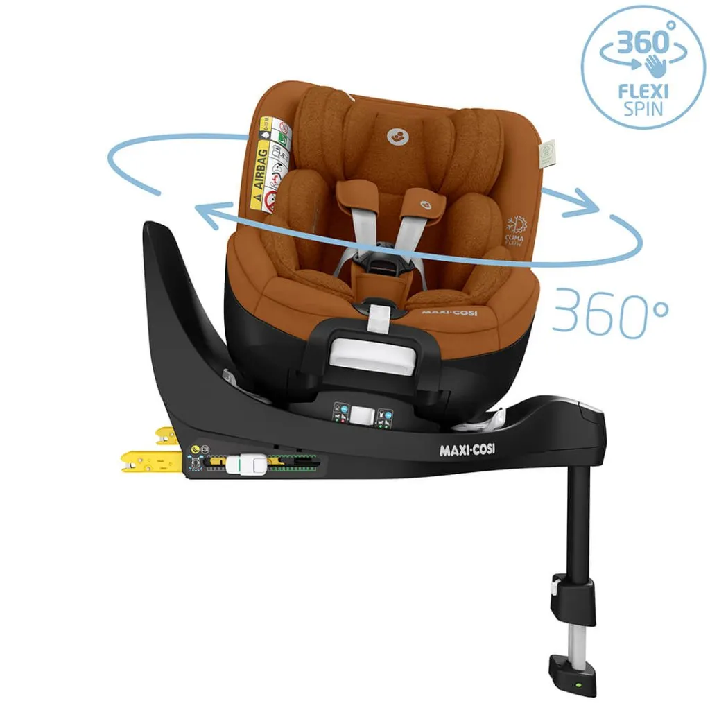 MAXI-COSI Mica Pro Eco i-Size Car Seat - Authentic Cognac