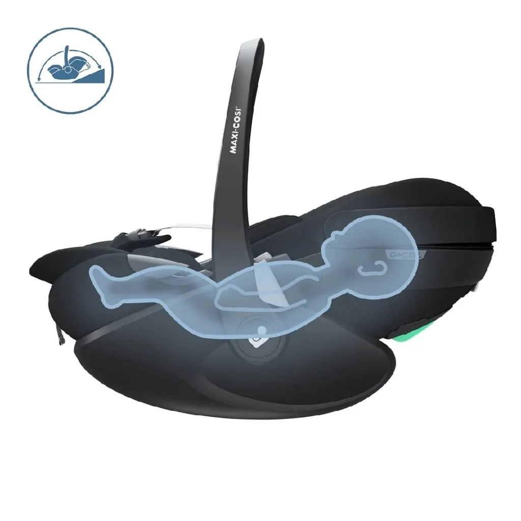 MAXI COSI Pebble 360 PRO Car Seat & FamilyFix 360 PRO Base - Essential Black