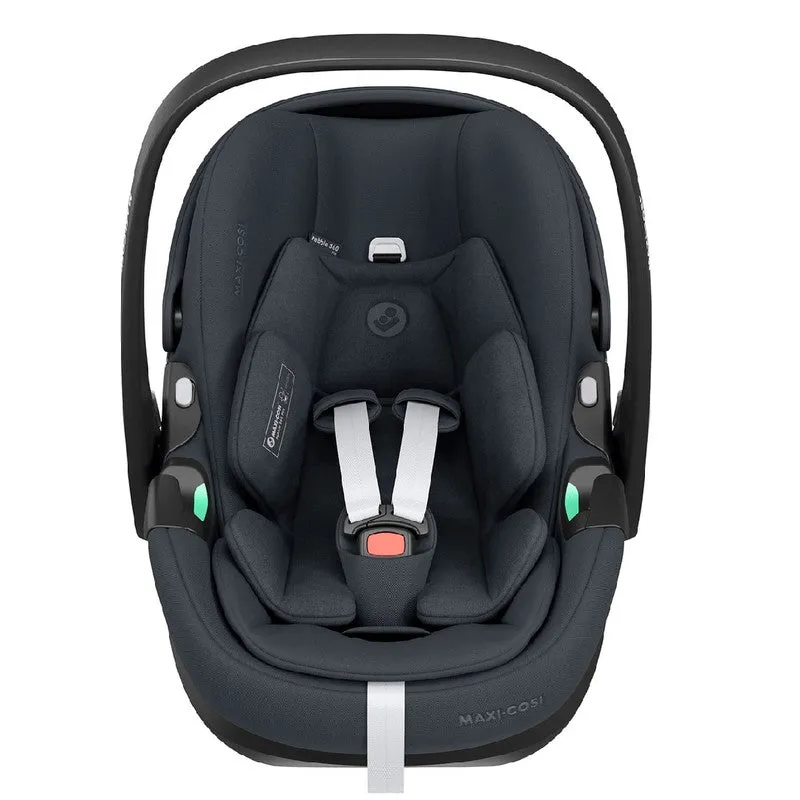 MAXI COSI Pebble 360PRO Car Seat & FamilyFix 360PRO Base - Essential Graphite