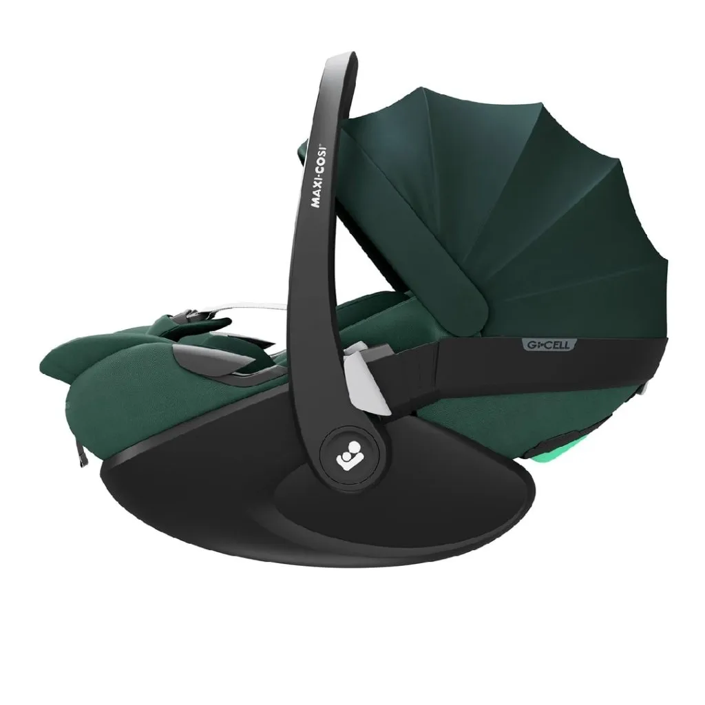 MAXI COSI Pebble 360PRO Car Seat & FamilyFix 360PRO Base - Essential Green