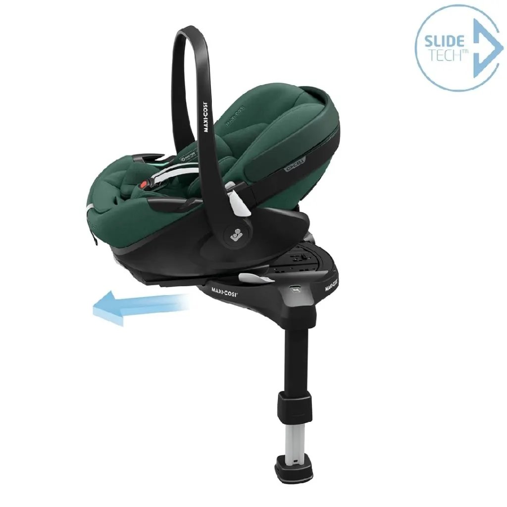 MAXI COSI Pebble 360PRO Car Seat & FamilyFix 360PRO Base - Essential Green