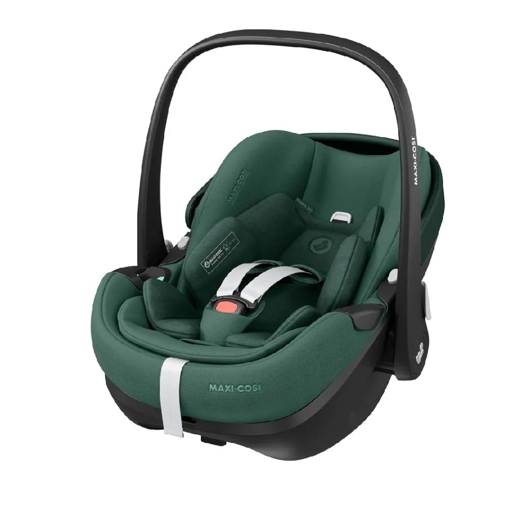MAXI COSI Pebble 360PRO Car Seat & FamilyFix 360PRO Base - Essential Green