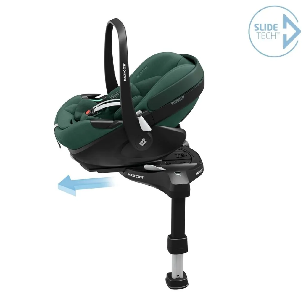 MAXI COSI Pebble 360PRO Car Seat & FamilyFix 360PRO Base - Essential Green