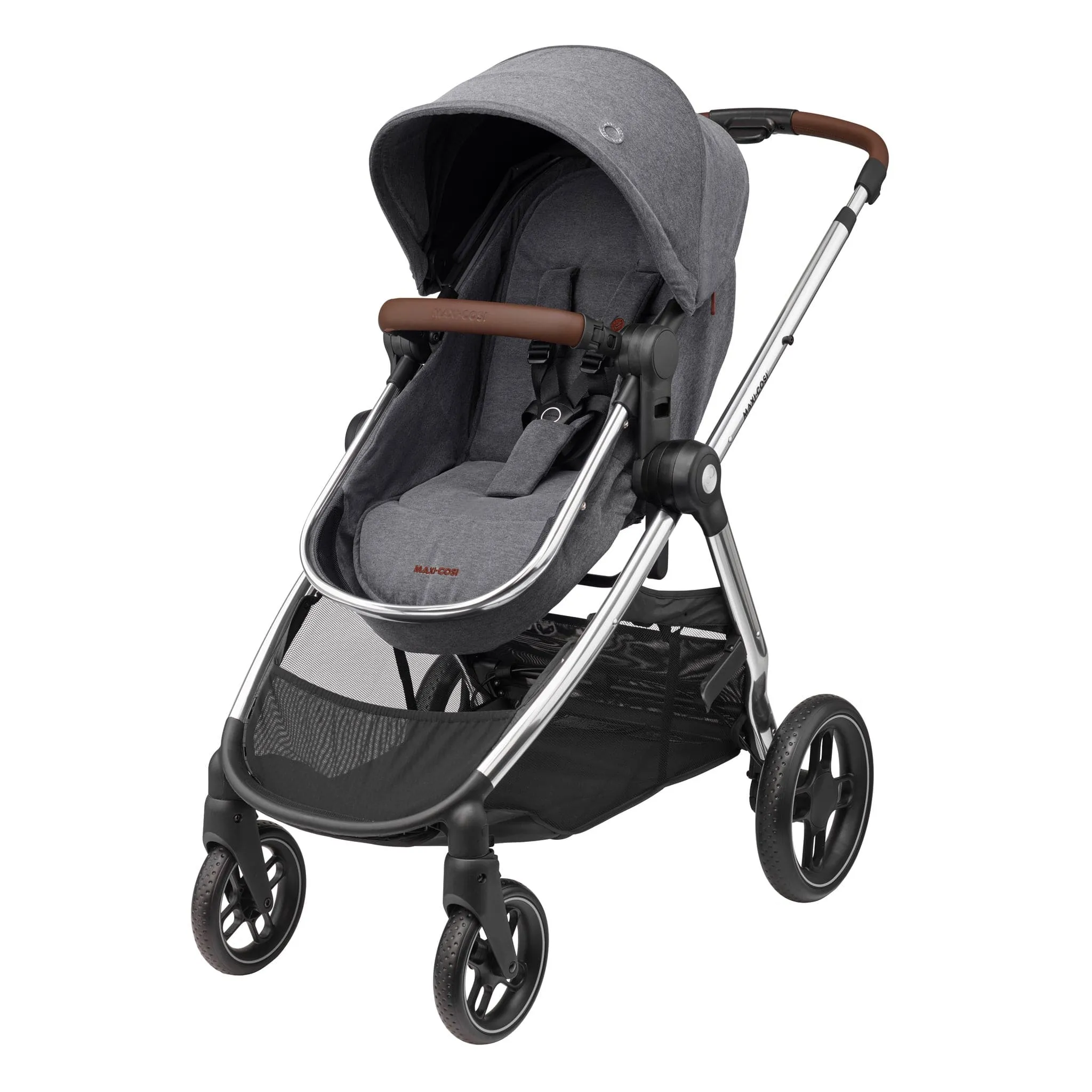 Maxi-Cosi Zelia Luxe Cabriofix i-Size & Base Travel System in Twillic Grey