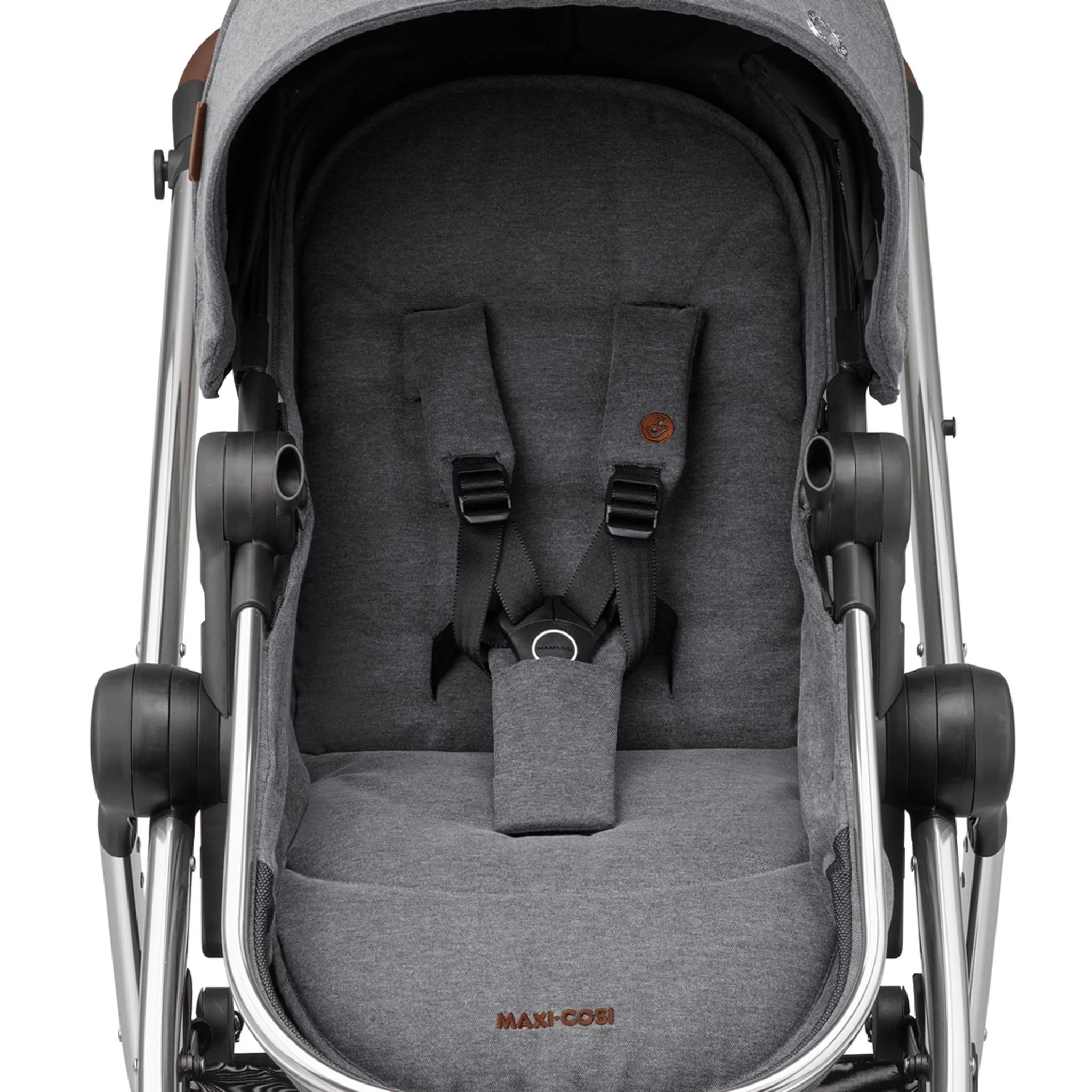 Maxi-Cosi Zelia Luxe Cabriofix i-Size & Base Travel System in Twillic Grey