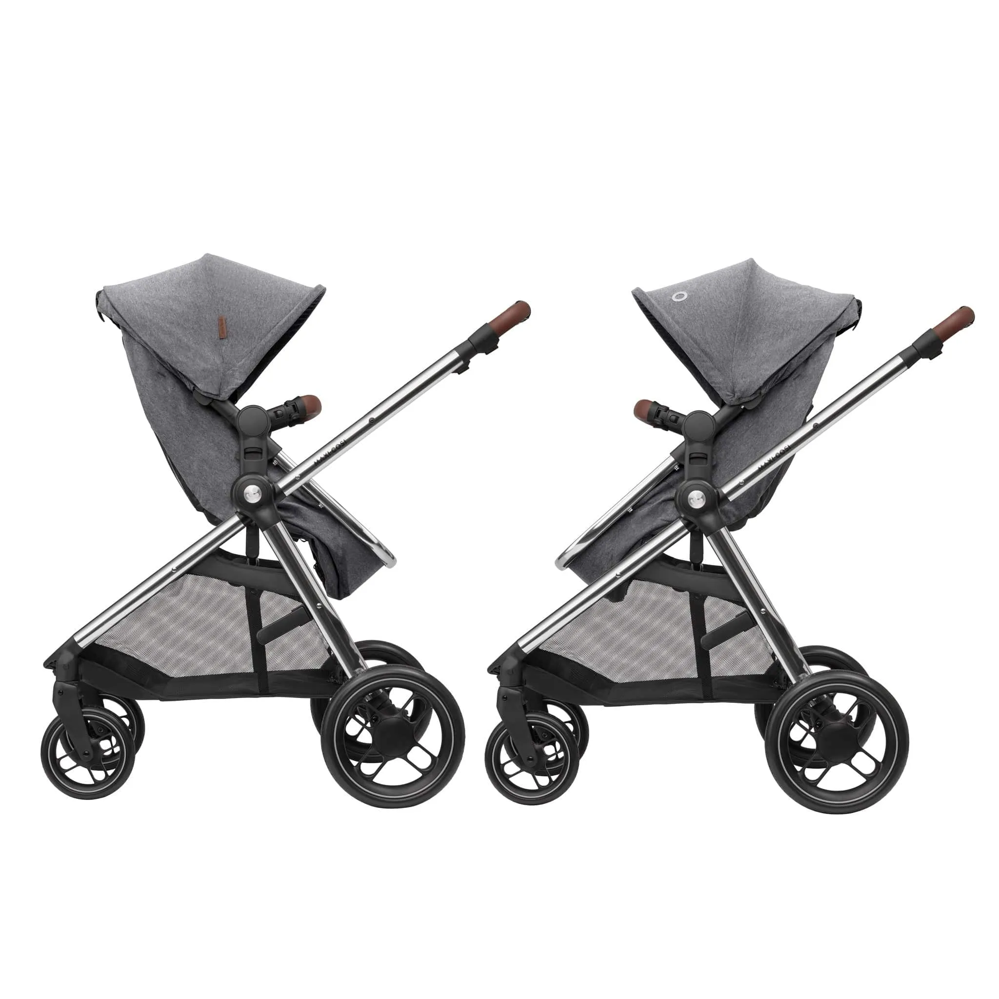Maxi-Cosi Zelia Luxe Cabriofix i-Size & Base Travel System in Twillic Grey
