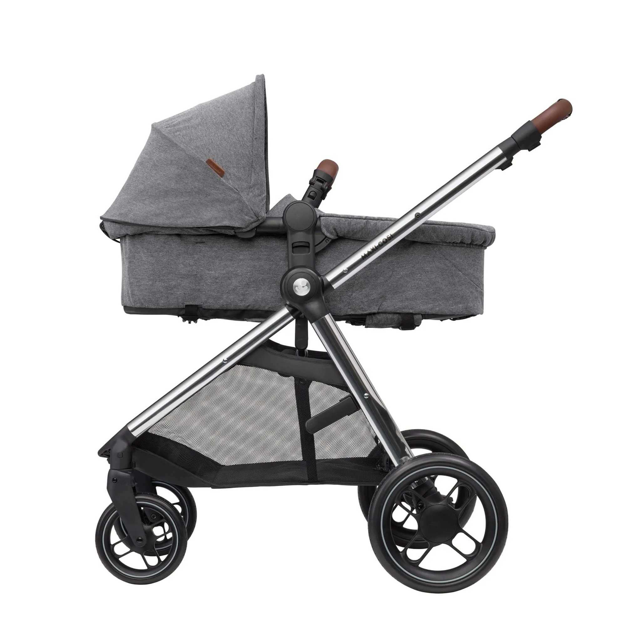 Maxi-Cosi Zelia Luxe Cabriofix i-Size & Base Travel System in Twillic Grey
