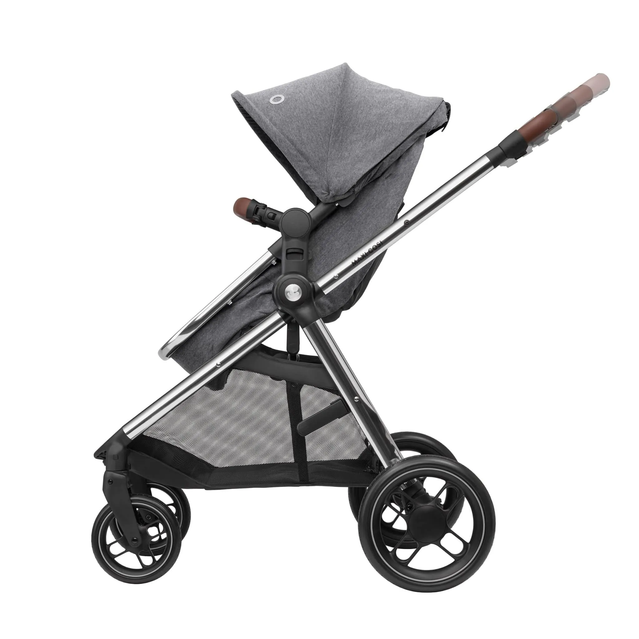 Maxi-Cosi Zelia Luxe Cabriofix i-Size & Base Travel System in Twillic Grey