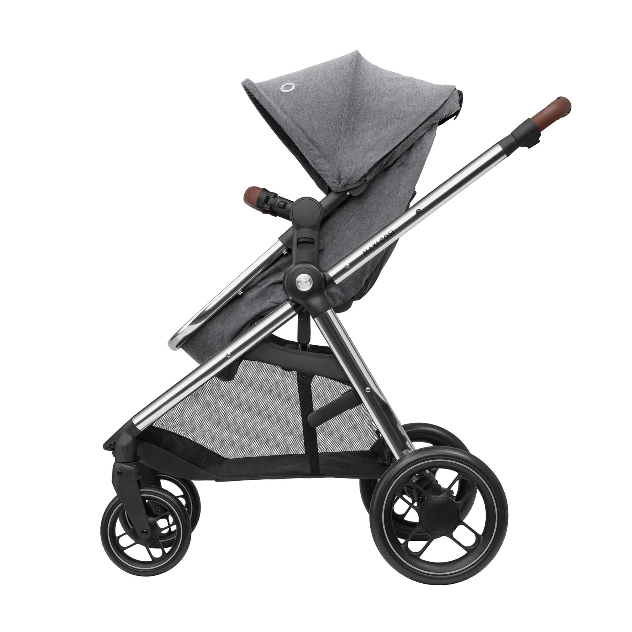 Maxi-Cosi Zelia Luxe Cabriofix i-Size & Base Travel System in Twillic Grey