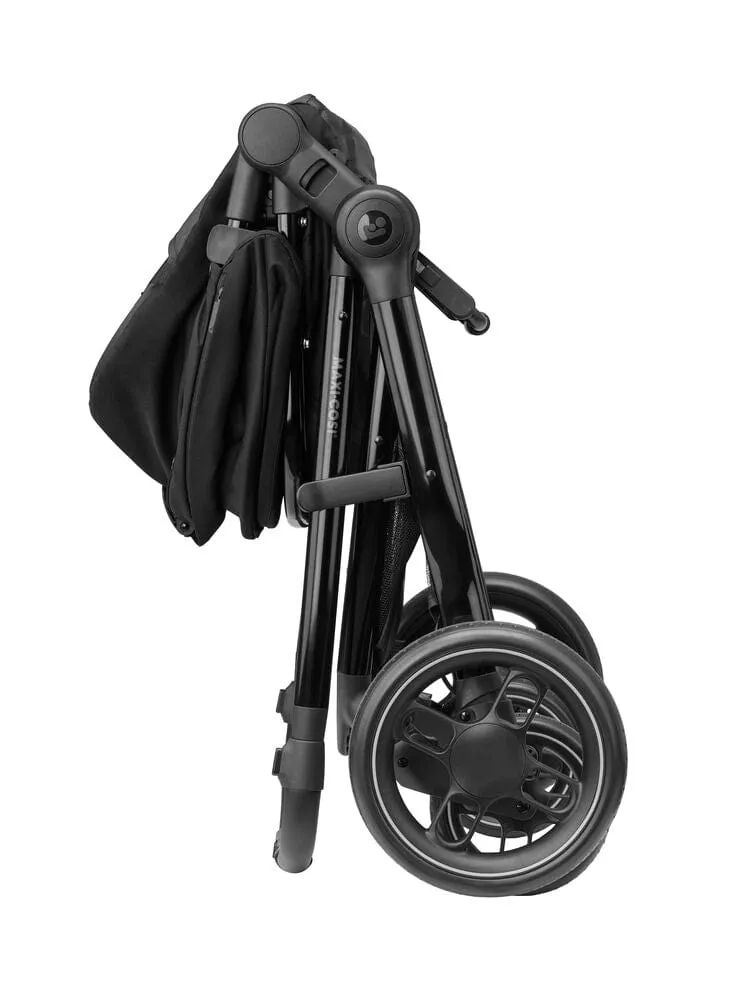 Maxi Cosi Zelia Luxe Cabriofix i-Size & Base Travel System - Twillic Black