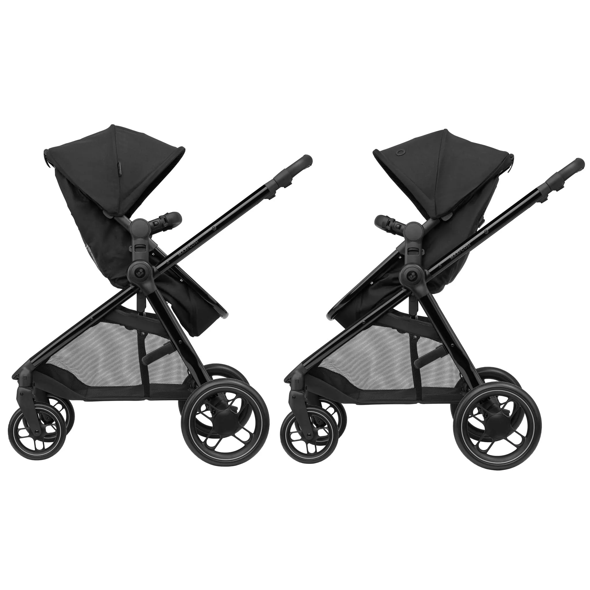 Maxi-Cosi Zelia Luxe with Cabriofix i-Size Travel System in Twillic Black