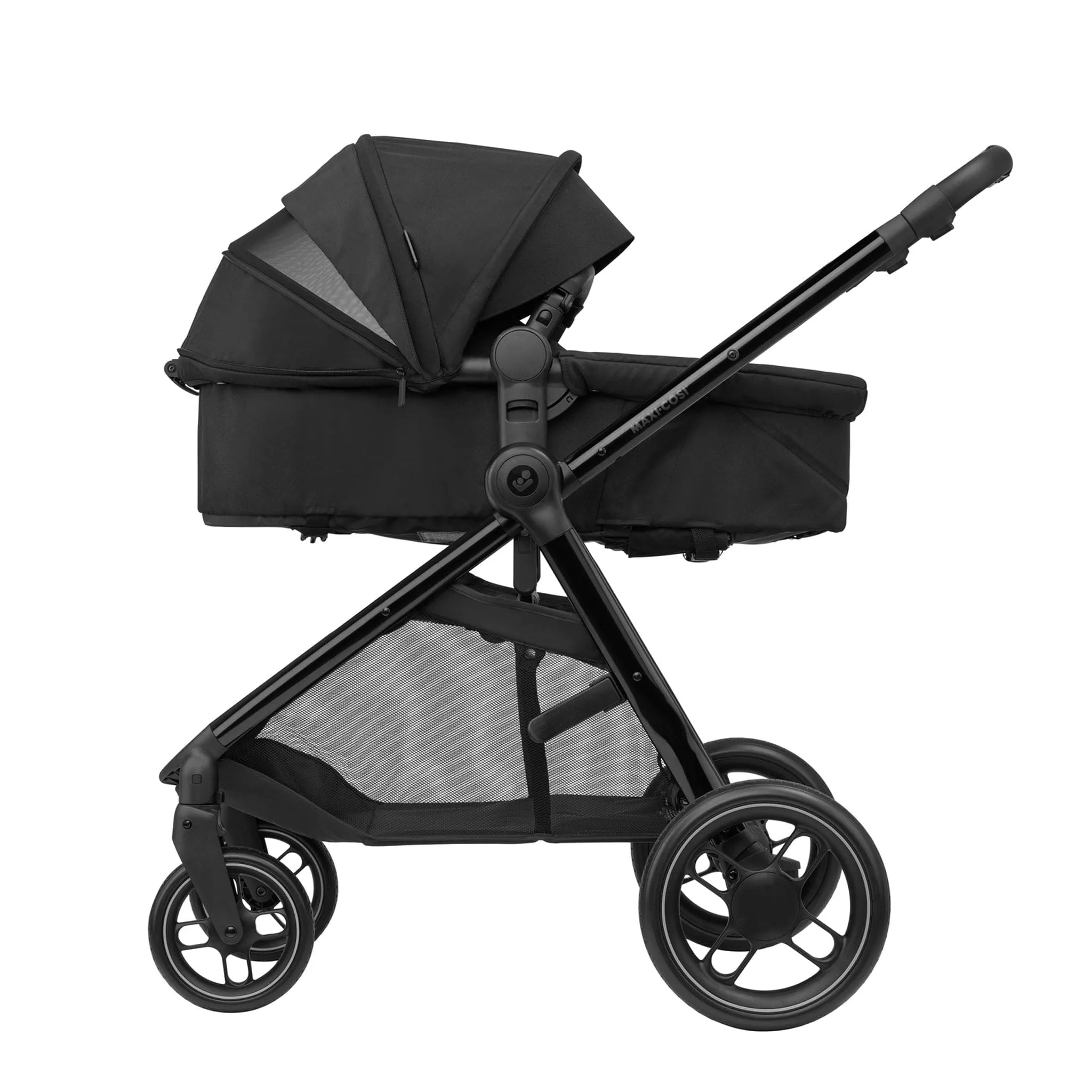 Maxi-Cosi Zelia Luxe with Cabriofix i-Size Travel System in Twillic Black