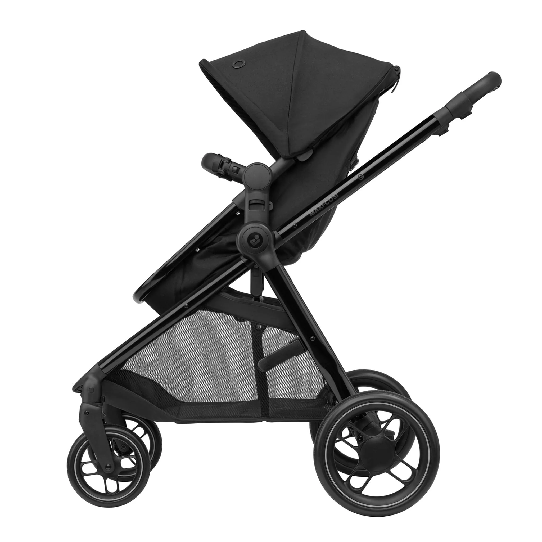 Maxi-Cosi Zelia Luxe with Cabriofix i-Size Travel System in Twillic Black