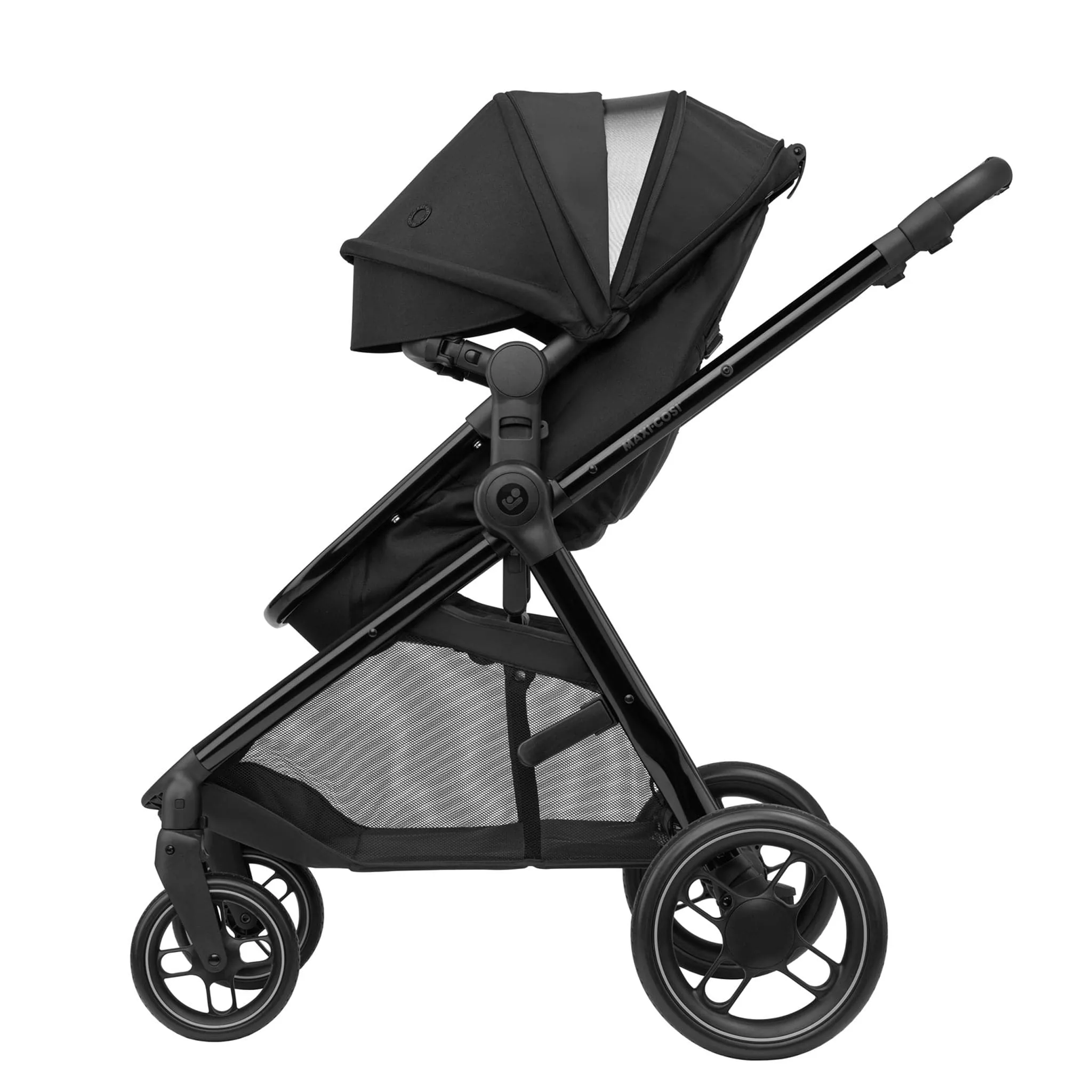 Maxi-Cosi Zelia Luxe with Cabriofix i-Size Travel System in Twillic Black