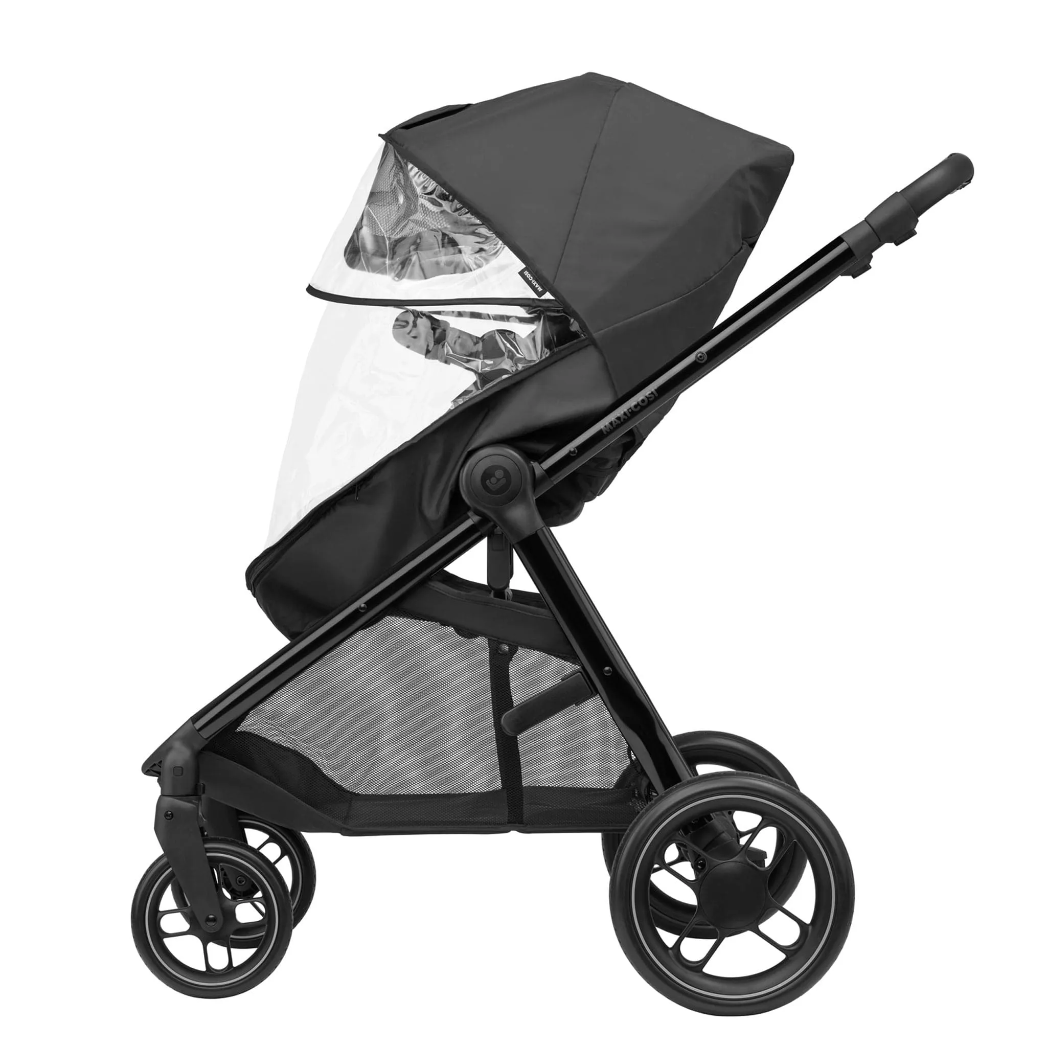 Maxi-Cosi Zelia Luxe with Cabriofix i-Size Travel System in Twillic Black