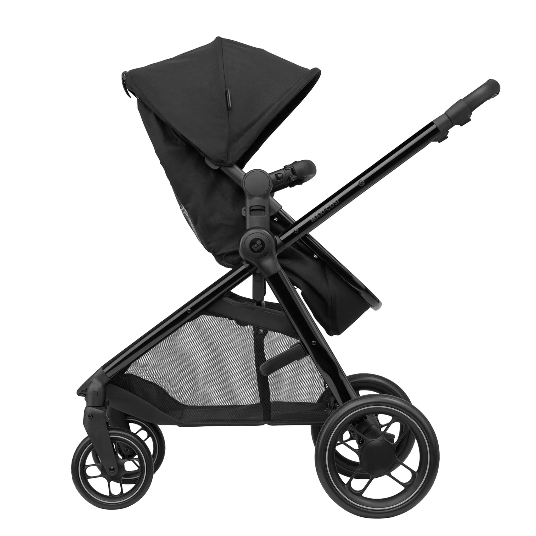Maxi-Cosi Zelia Luxe with Cabriofix i-Size Travel System in Twillic Black