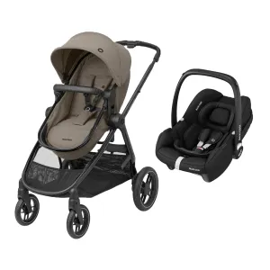 Maxi-Cosi Zelia Luxe with Cabriofix i-Size Travel System in Twillic Truffle