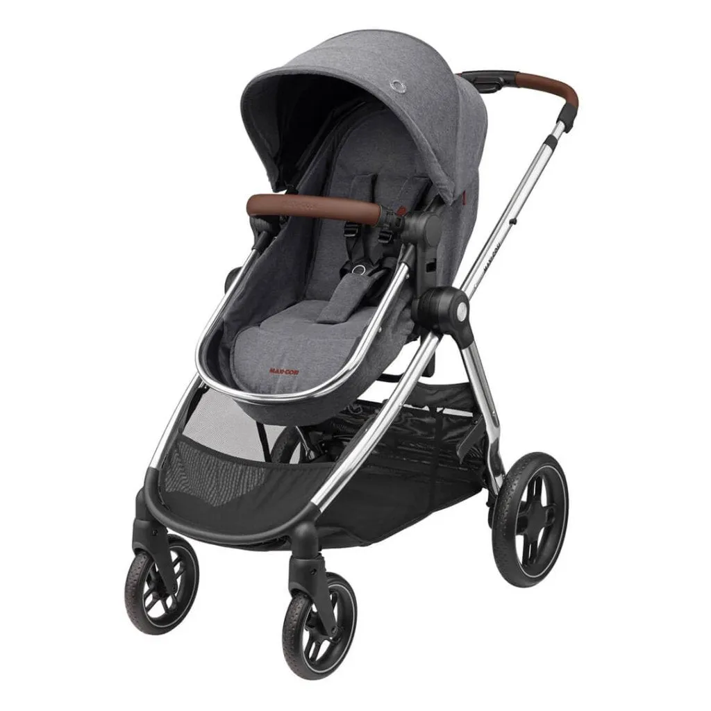 MAXI COSI Zelia3 Luxe Cabriofix i-Size & Base Travel System - Twillic Grey