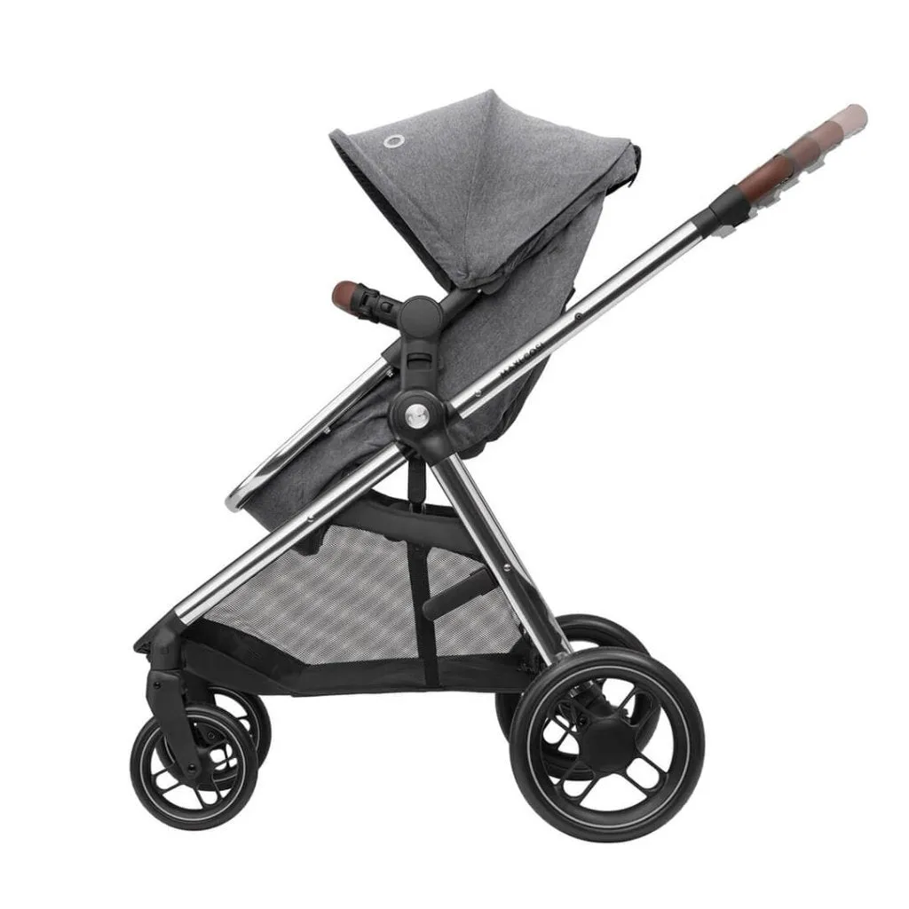 MAXI COSI Zelia3 Luxe Cabriofix i-Size Travel System - Twillic Grey