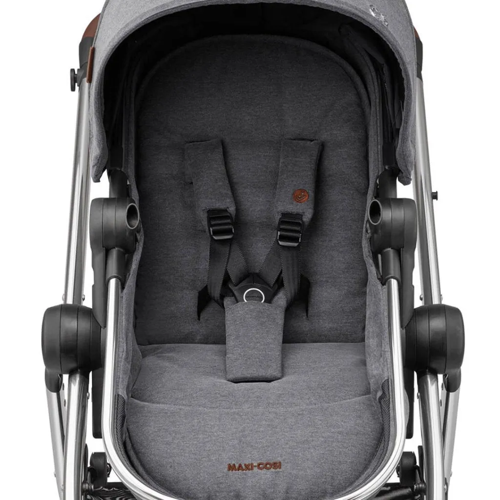 MAXI COSI Zelia3 Luxe Cabriofix i-Size Travel System - Twillic Grey