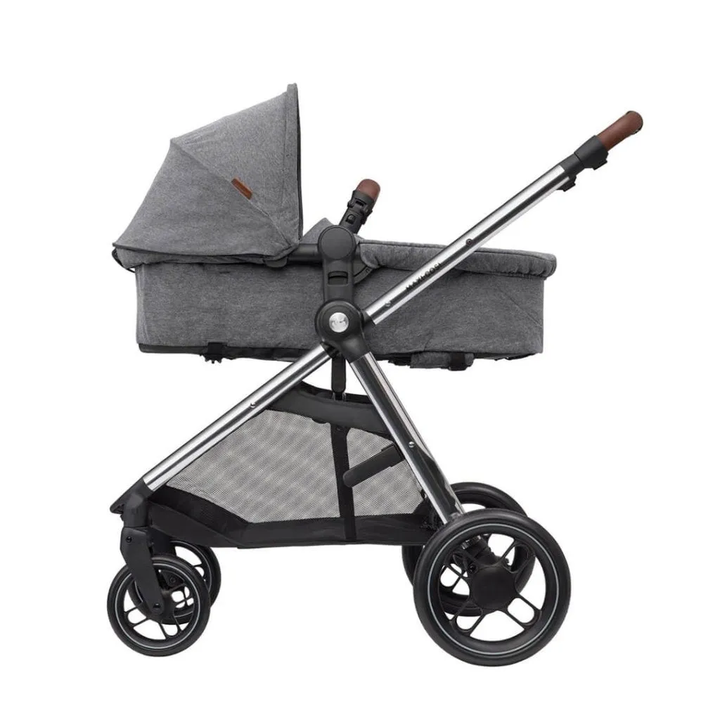 MAXI COSI Zelia3 Luxe Cabriofix i-Size Travel System - Twillic Grey