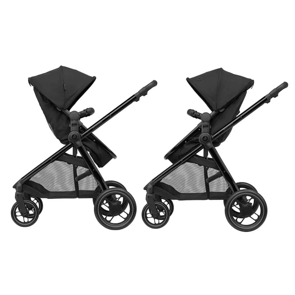 MAXI COSI Zelia3 Luxe Stroller - Twillic Black
