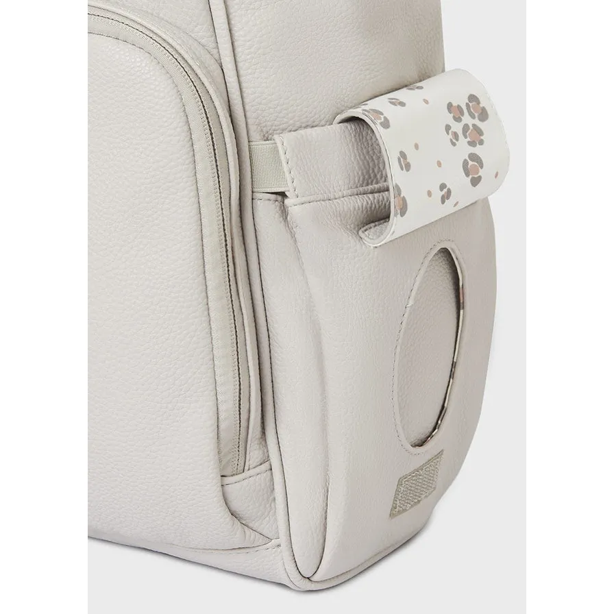 Mayoral Dove Leatherette Backpack Diaper Bag