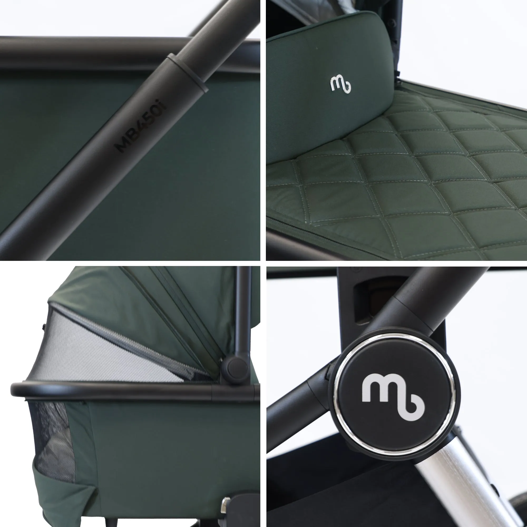 MB450i 3-in-1 Travel System with Base - Forest Green