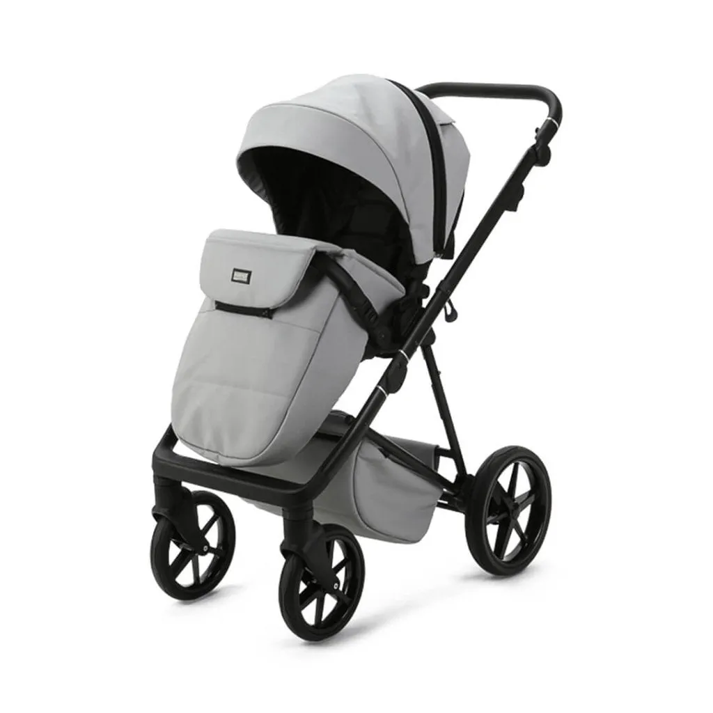 MEE-GO Milano Evo 3in1 Bundle Plus Base - Luxe - Stone Grey
